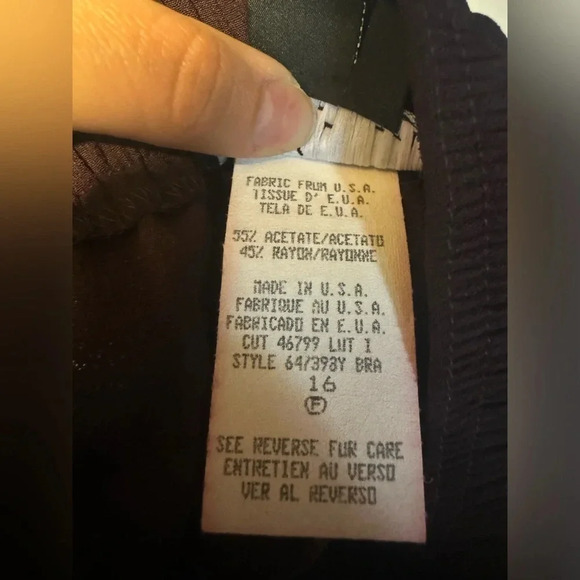 Carol Little dark drown stretch size‎ 16 baggy pants - Picture 6 of 7